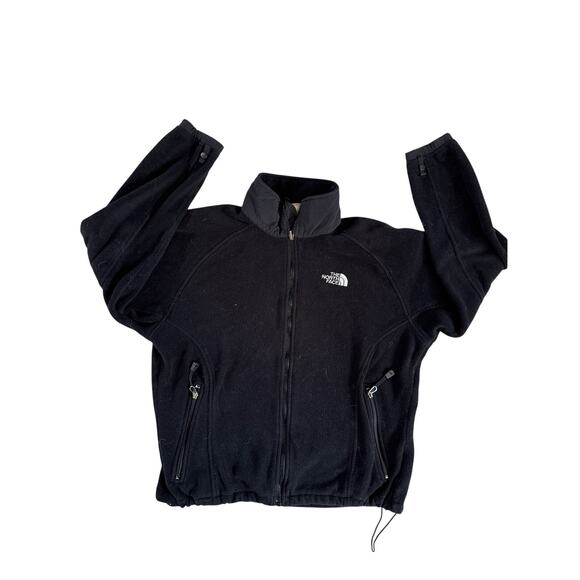 North Face Mens Large Base Layer Ski Jacket Fleece Black - Picture 1 of 2